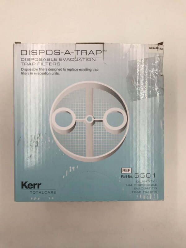 Metrex Research 5501 Kerr Total Care Dispos-A-Trap Disposable Evacuation Trap Filters (44/Box)