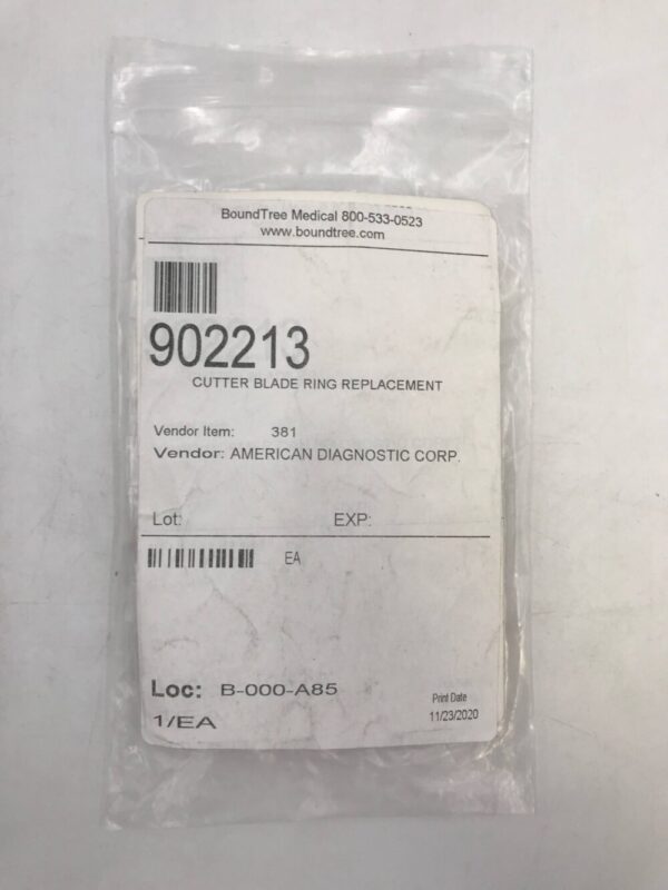BoundTree Medical 381 Ring Cutter Replacement Blade, Silver
