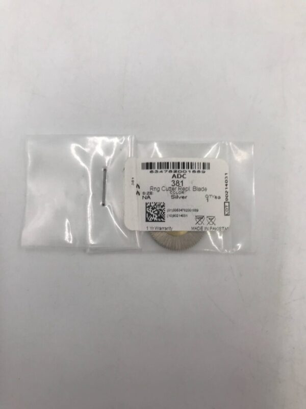 BoundTree Medical 381 Ring Cutter Replacement Blade, Silver