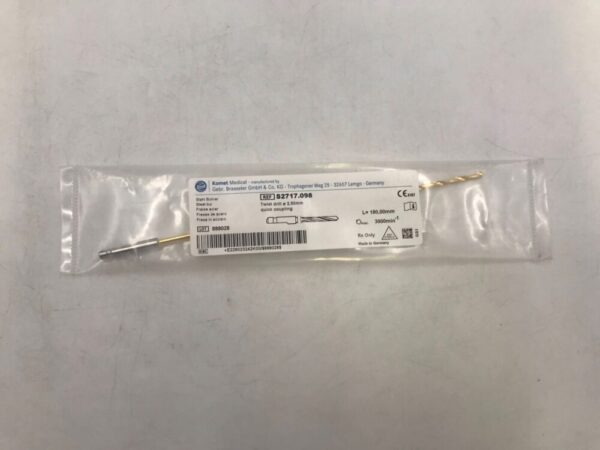 KOMET MEDICAL S2717.098 Twisted Drill, Quick Coupling Diam. 2.50mm L=180mm