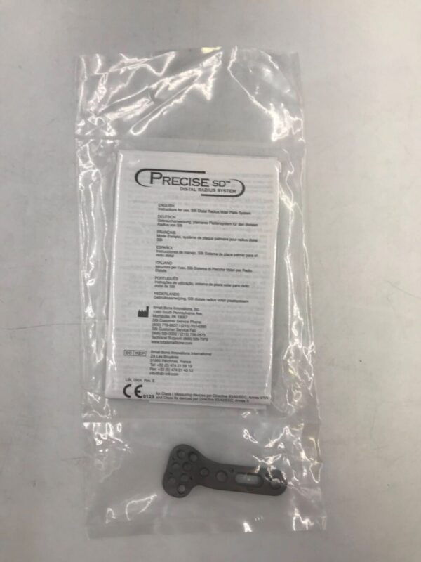 SMALL BONE INNOVATIONS 102-5000 Precise SD Left Distal Radius Volar Plate, Narrow 22x52mm