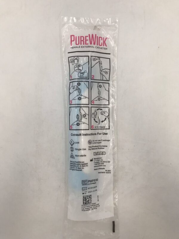 BARD PWF030 PureWick Female External Catheter (X)