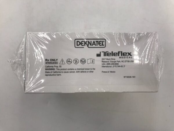 Teleflex 7-566 Deknatel Tevdek II Green Braided PTFE Impregnated Polyester Fiber Metric 4 1/2 Circle Reverse Cutting CE-1 36.6mm (X)