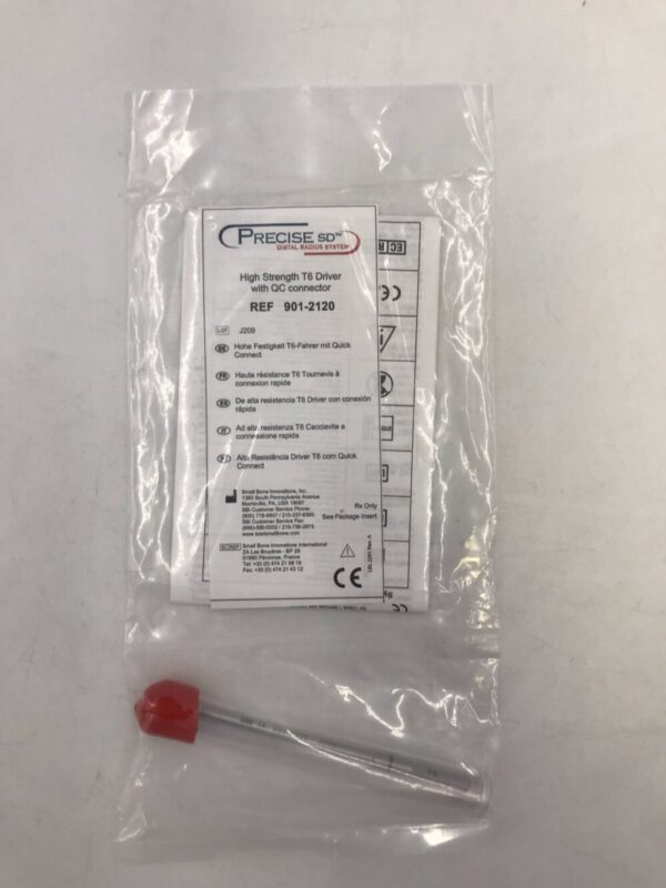 SMALL BONE INNOVATIONS 901-2120 Precise SD High Strength T6 Driver w/ QC Connector