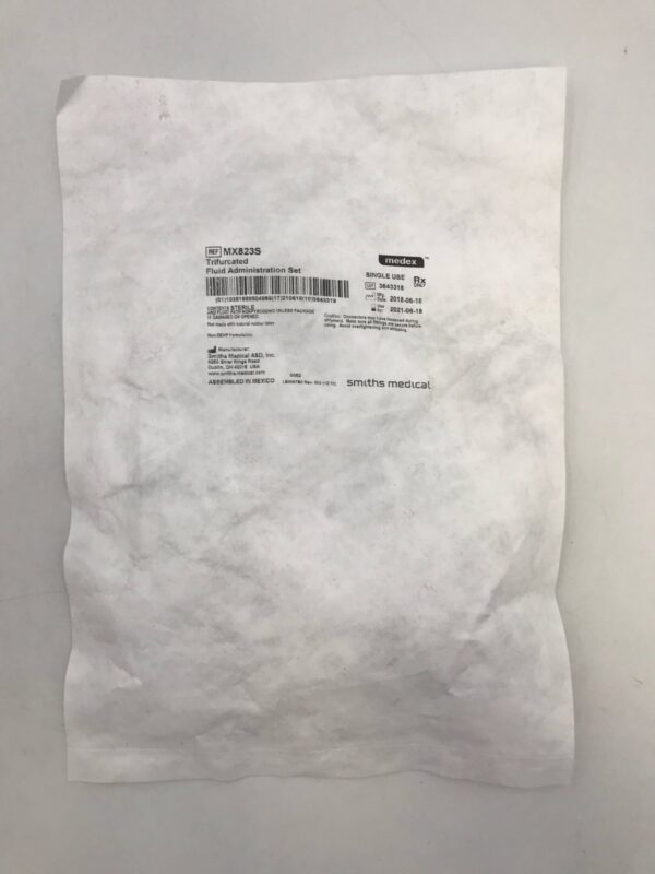 SMITHS MEDICAL MX823S Medex Trifurcated Fluid Administration Set (X)