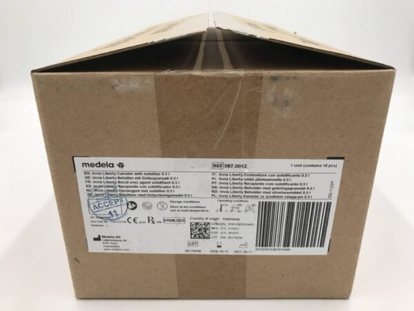 Medela 087.0012 Invia Liberty Canister with Solidifier 0.3 l (10/Box)