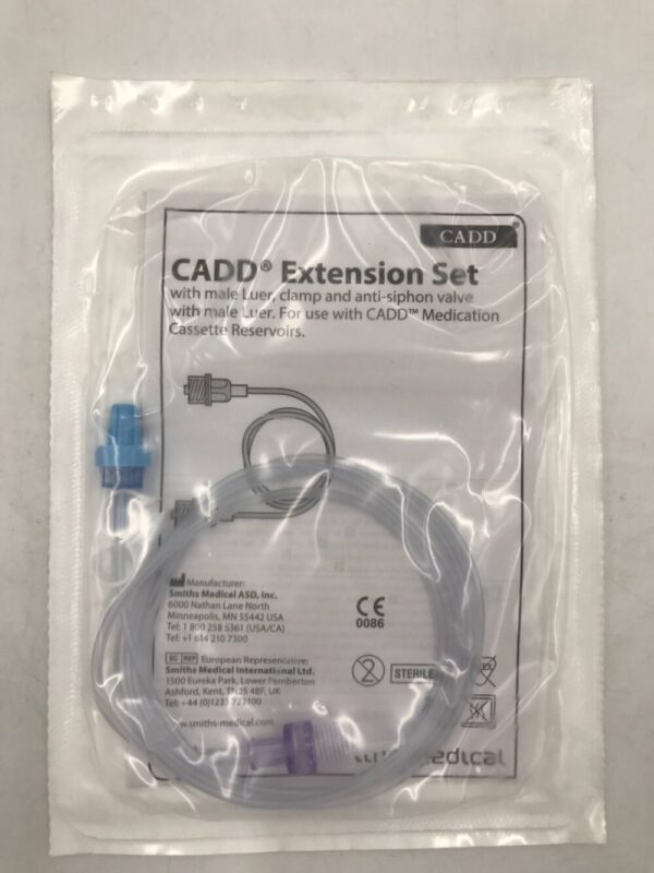 Smiths Medical 21-7046-24 CADD Extension Set 114cm (45in.) - 1,4ml (1.4ml)