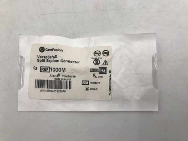 CareFusion 1000M VersaSafe Split Septum Connector Alaris Products (X)