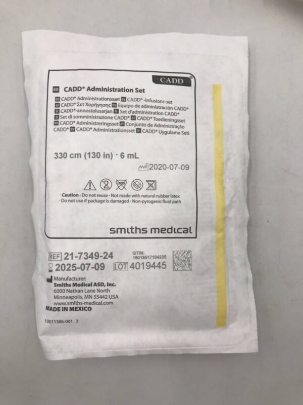 SMITHS MEDICAL 21-7349-24 CADD Administration Set 330cm x 6mL