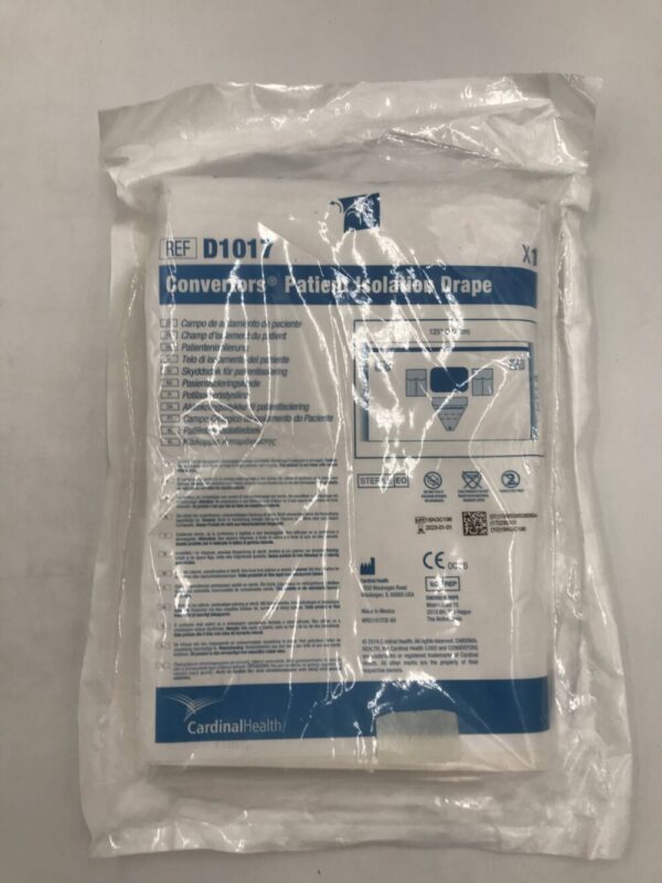 CARDINAL HEALTH D1017 Convertors Patient Isolation Drape 125in x 84in (X)