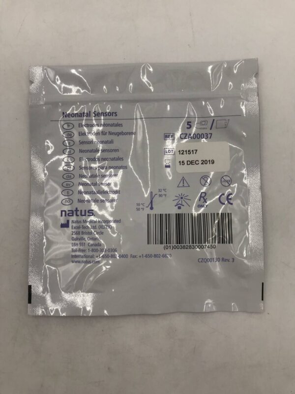NATUS MEDICAL CZA00037 Neonatal Sensors (5/Pkg)(X)