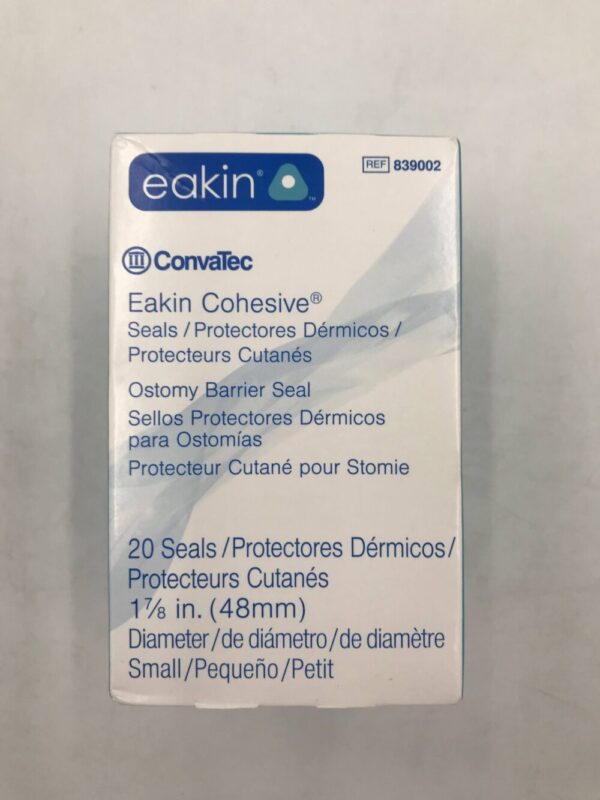 ConvaTec 839002 Eakin Cohesive Ostomy Barrier Seals 48mm (20/Box)