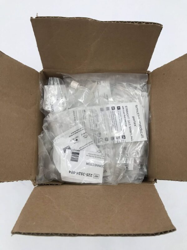 SMITHS MEDICAL 225-3524-804 Portex Straight Gas Sampling Connector (50/Case)(X)