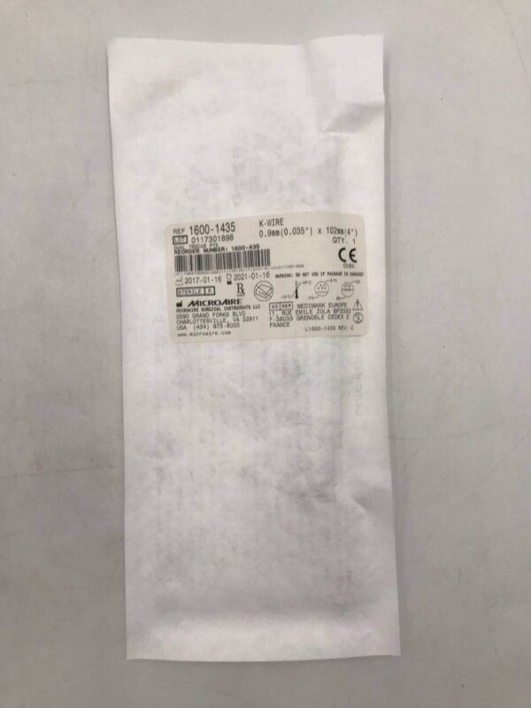 MICROAIRE 1600-1435 K-Wire 0.9mm x 102mm (X)