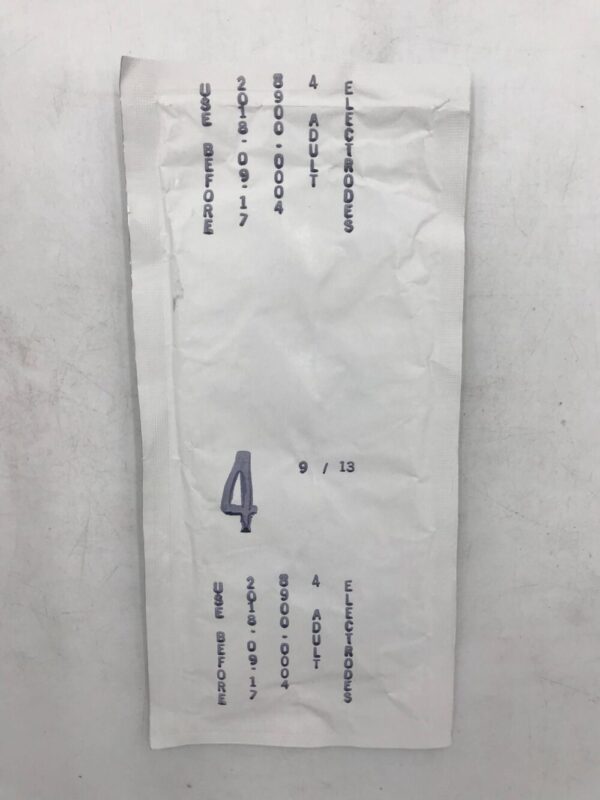 ZOLL 8900-0004 ECG Rectangular Pregelled Monitoring Electrodes (4/Pkg)(X)