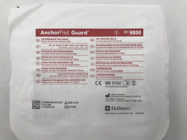 HOLLISTER 9800 Anchor Fast Guard Oral Endotracheal Tube Fastener