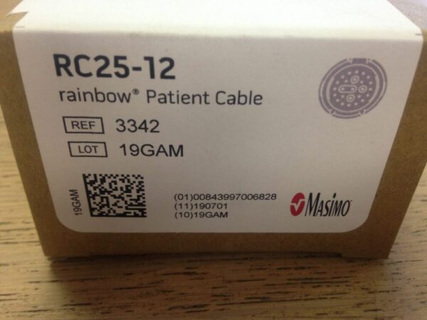 MASIMO 3342 Rainbow Patient Cable, 12Ft/3.7m