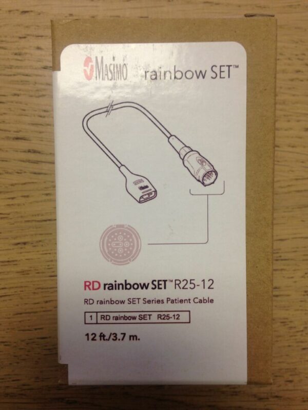 MASIMO 4078 Rainbow SET Series Patient Cable, 12Fr/3.7m
