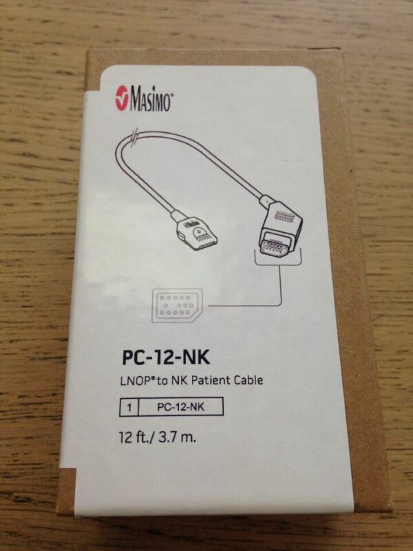 MASIMO 3983 LNOP to NK Patient Cable, 12Ft/3.7m