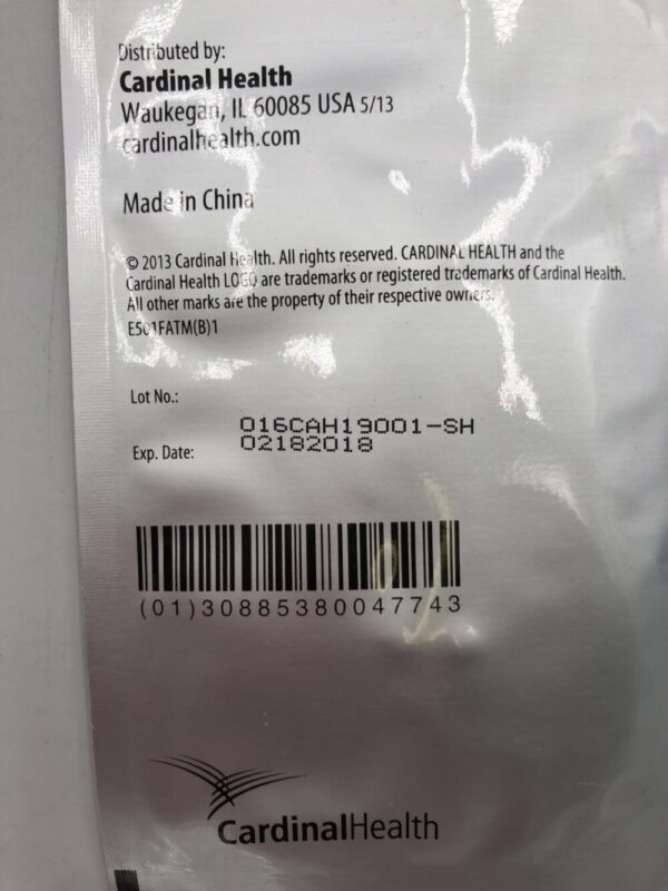 Cardinal Health E501FATM Monitoring Electrode Stainless Steel Snap Foam Tear Drop Adult (X)
