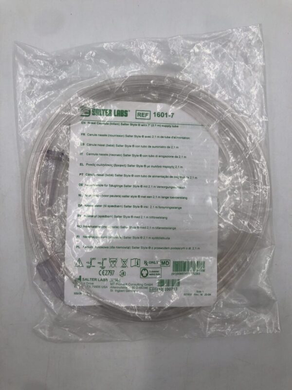Salter Labs 1601-7 Nasal Cannula (Infant) with 7' (2.1m) Supply Tube