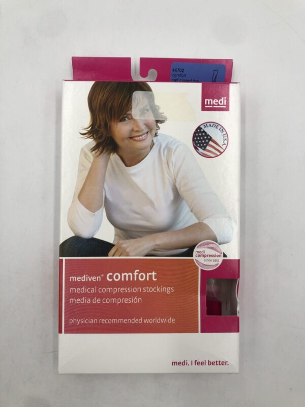 Mediven 44702 Compression Stockings Comfort Calf Closed Toe Natural 15-20 Size II