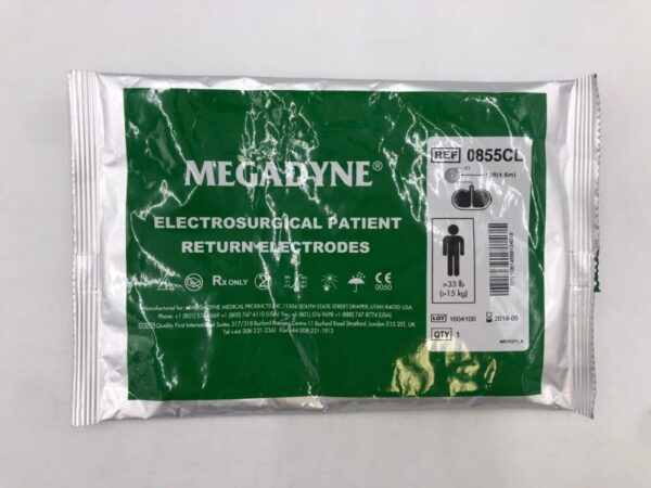 MEGADYNE MEDICAL 0855CL Electrosurgical Patient Return Electrodes 15ft(X)