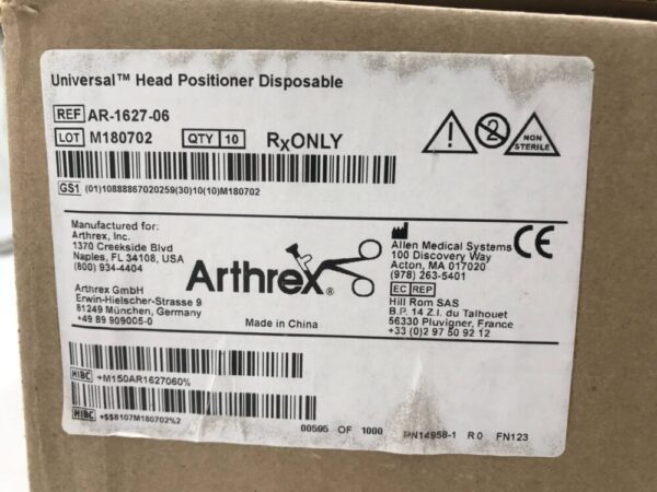 Arthrex AR-1627-06 Universal Head Positioner Disposable (10/Case)