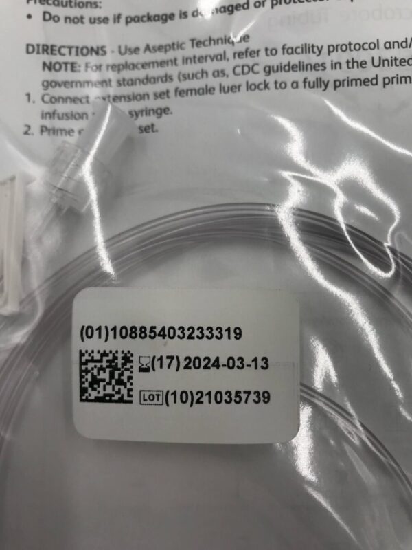 BD 30914 Microbore Tubing ≈.055ml; ≈ 152cm (60in)