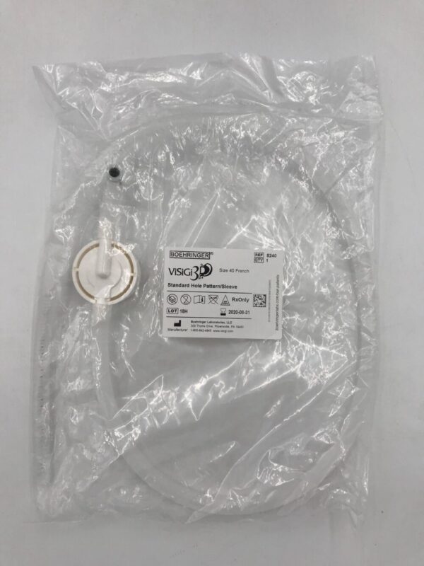 BOEHRINGER LABORATORIES 5240 Visigi 3D Standard Hole Pattern/Sleeve, Size 40 French (X)