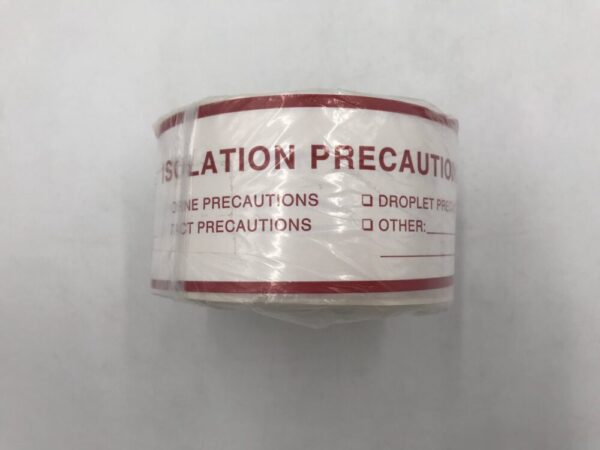 PDC 59705271 "Isolation Precaution" Labels 250/QRL