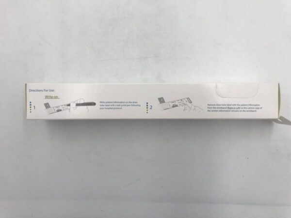PDC 2438-16-PDB Bar Code Blood Band - Narrow with Tail (10/Box)