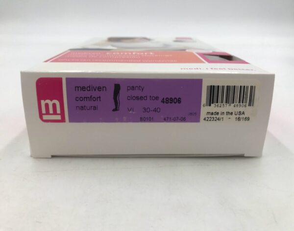 Mediven 48906 Compression Stockings Comfort Panty Closed Toe Natural Size VI 30-40
