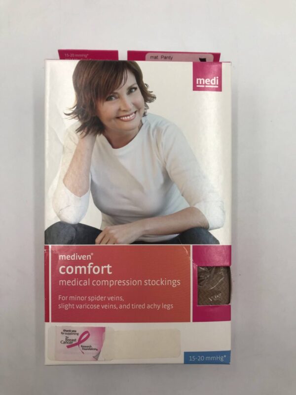 Mediven 45303 Comfort Natural Closed Toe Mat. Panty Compression Stockings Size III 15-20