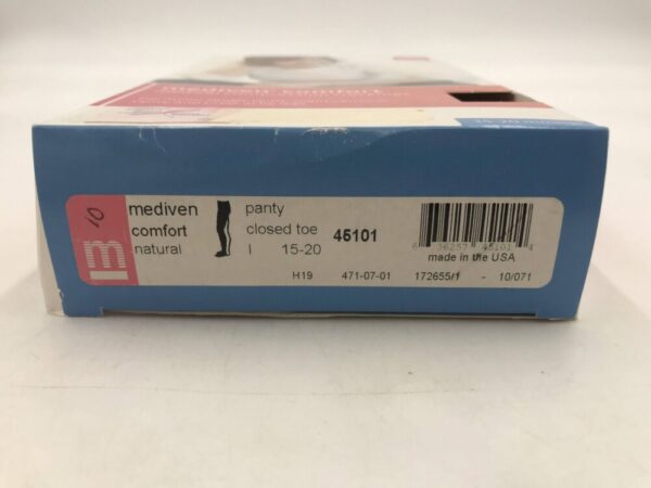Mediven 45101 Compression Stockings Comfort Panty Closed Toe Natural Size I 15-20