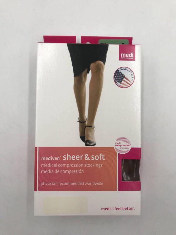 Mediven 43402 Compression Stockings Sheer & Soft Panty Closed Toe Natural Size II 20-30
