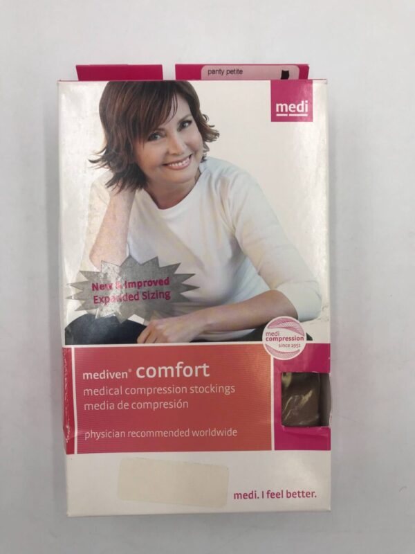 Mediven 48002 Compression Stockings Comfort Panty Petite Open Toe Natural Size II 20-30
