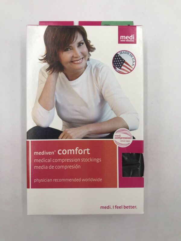 Mediven 47954 Compression Stockings Comfort Panty Open Toe Ebony Size IV 20-30
