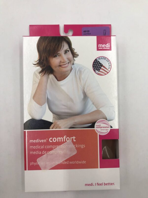 Mediven 48105 Compression Stockings Comfort Calf Closed Toe Natural Size V 20-30