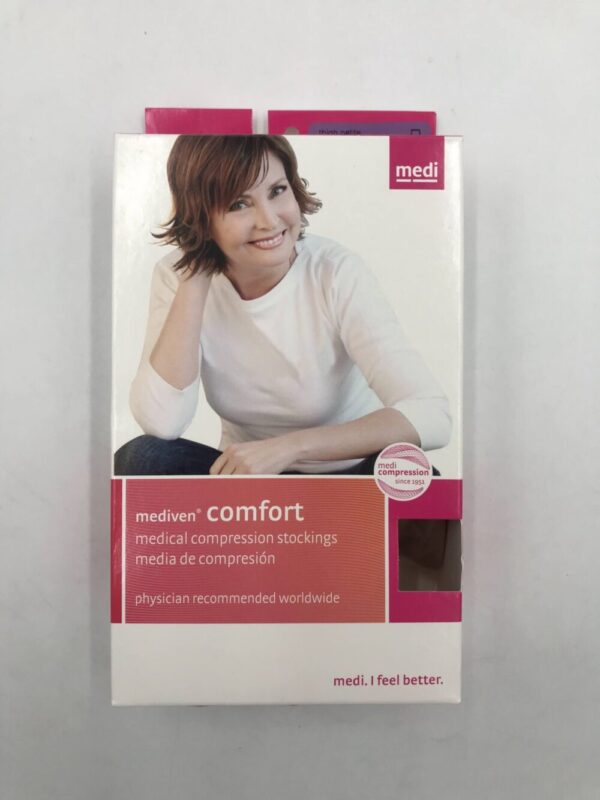 Mediven 48605 Compression Stockings Comfort Thigh Petite Closed Toe Natural 30-40 Size V