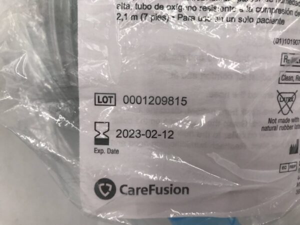 CareFusion 001255 AirLife Adult Dual Dial Venturi Style Mask with 6in (15cm) Flextube (X)