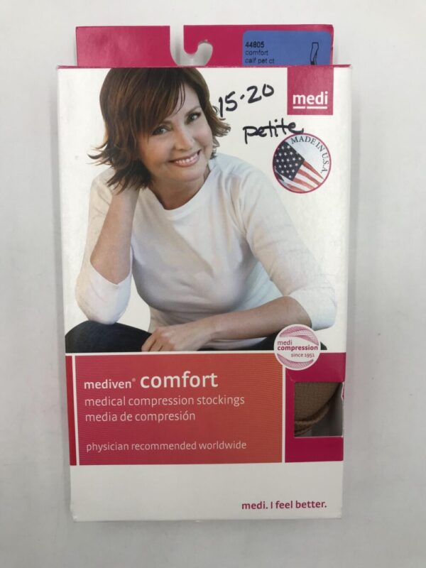 Mediven 44805 Compression Stockings Comfort Calf Petite Closed Toe Natural 15-20 Size V