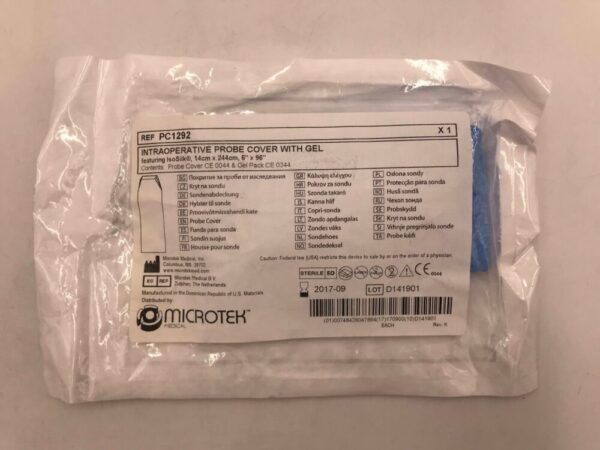 MICROTEK MEDICAL PC1292 Intradoperative Probe Cover w/Gel 14cm x 244cm(X)
