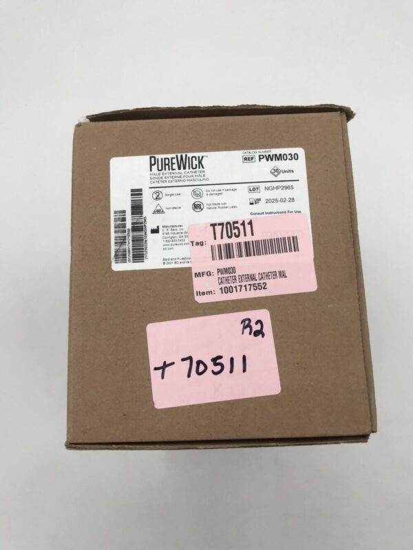 BARD PWM030 PureWick Male External Catheter (30/Case)