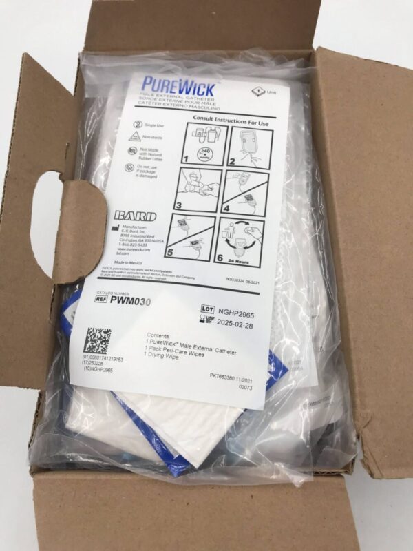 BARD PWM030 PureWick Male External Catheter (30/Case)