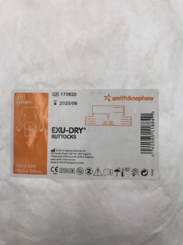 SMITH & NEPHEW 5999BP1 EXU-Dry Buttocks 23in x 53in(X)