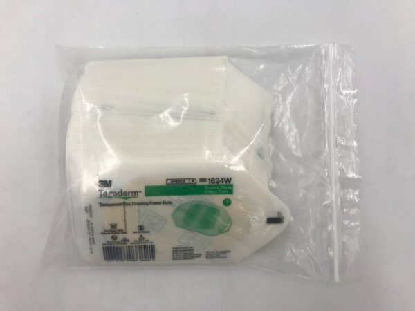 3M 1624W Tegaderm Transparent Film Dressing Frame Style 6cm X 7cm(100/Bag) (X)