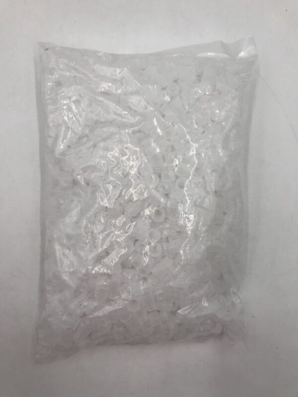 Globe Scientific 118240C Flange Plug Caps 13mm Natural (1,000/Bag)