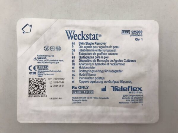 Teleflex 525980 Weckstat Skin Staple Remover