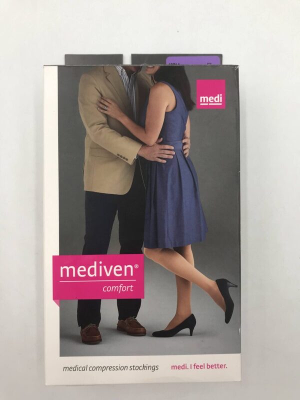 Mediven 49714 Comfort Compression Stocking Thigh Lace TB Open Toe Sandstone 30-40 Size IV